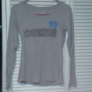 Comfy Cooperstown Ny long-sleeve tee!